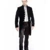 Gothic Aristokrat Herren Mantel Schwarzer Samt 2 Gothic Aristokrat Herren Mantel Schwarzer Samt -Halloween Kostüm Geschäft schwarzer gothic aristokrat samt mantel gothic mantel black velvet mens coat gothic mode 54366 01