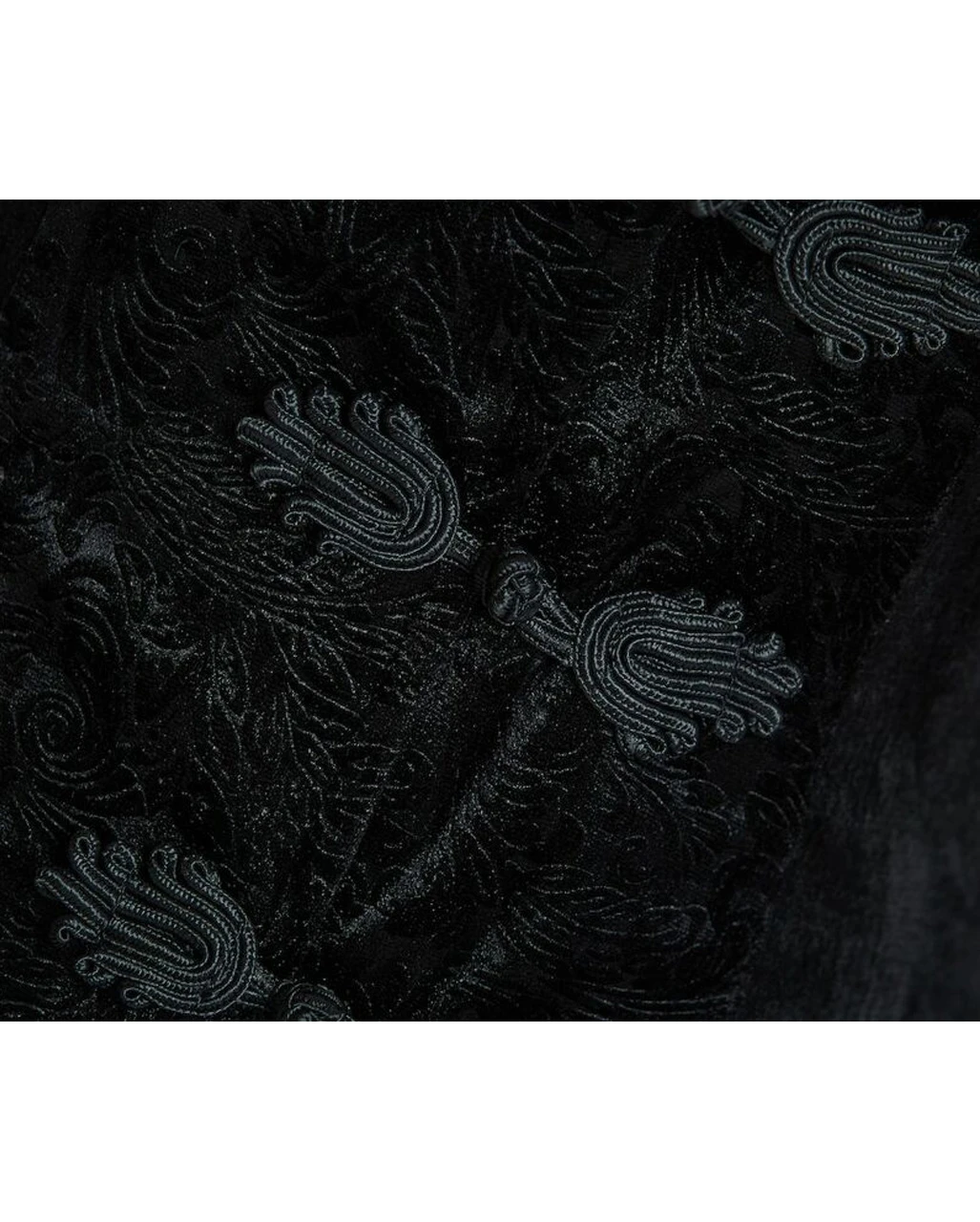 Schwarzer Gothic Damenfrack Mit Schwalbenschwanz 9 Schwarzer Gothic Damenfrack Mit Schwalbenschwanz – Bild 7