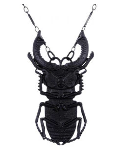 Schwarzer Lucanus Cervus Käfer Gothic Halskette 6 Schwarzer Lucanus Cervus Käfer Gothic Halskette -Halloween Kostüm Geschäft schwarzer lucanus cervus kaefer gothic haskette black lucanus cervus beetle gothic necklace 53774 02