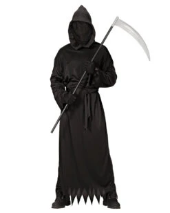 Schwarzes Reaper Phantom Kostüm 9 Schwarzes Reaper Phantom Kostüm -Halloween Kostüm Geschäft schwarzes phantom kostuem daemon halloween verkleidung mit maske gevatter tod kostuem 14837 04