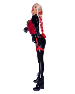 Sexy Harley Catsuit Kostüm 12 Sexy Harley Catsuit Kostüm -Halloween Kostüm Geschäft sexy harley catsuit kostuem sexy harley catsuit costume erotischer harley quinn bodysuit 53711 4