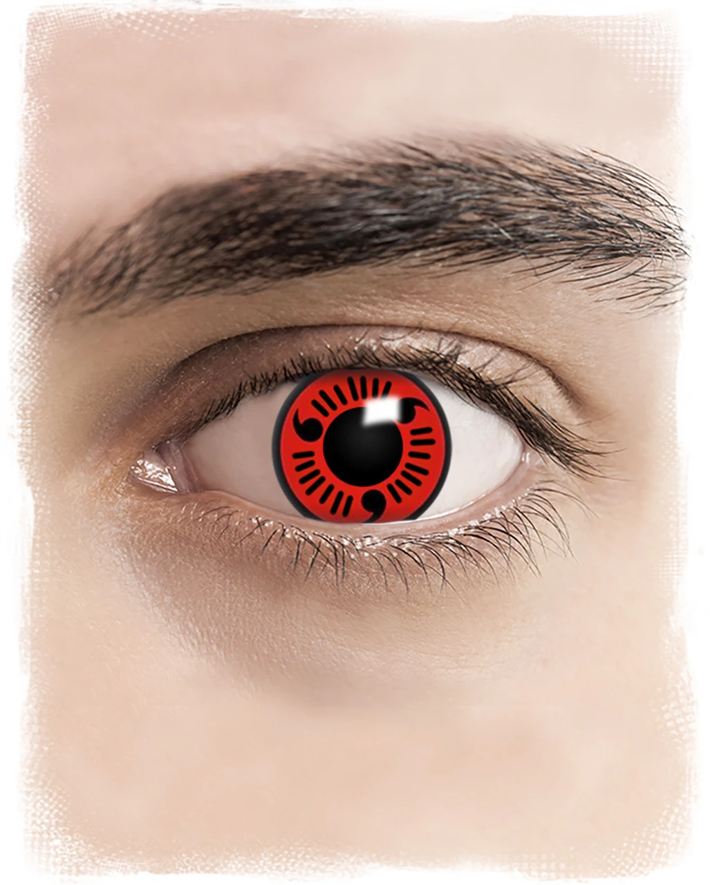 Sharingan Cosplay Kontaktlinsen 4 Sharingan Cosplay Kontaktlinsen – Bild 2