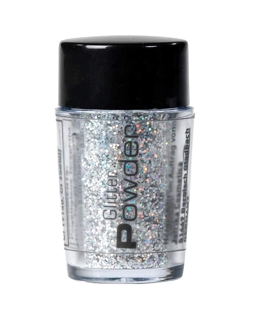 Glitterpuder Silber Im Streuer 3 Glitterpuder Silber Im Streuer