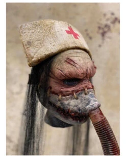 Silent Nurse Horror Maske -Halloween Kostüm Geschäft silent nurse horrormaske halloween und horror masken fuer haunted maze und geisterhaus nurse mask 50631 4