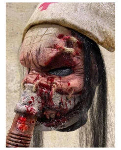 Silent Nurse Horror Maske -Halloween Kostüm Geschäft silent nurse horrormaske halloween und horror masken fuer haunted maze und geisterhaus nurse mask 50631 5