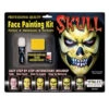 Skull Make Up Komplett Set -Halloween Kostüm Geschäft skull make up komplett set halloween schminke 14608