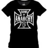 Sons Of Anarchy Reaper Cross T-Shirt -Halloween Kostüm Geschäft sons of anarchy reaper cross t shirt schwarzes biker shirt 23429