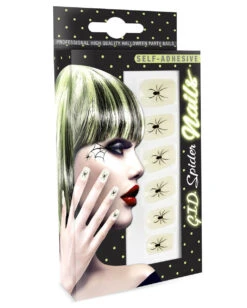 Spinnen Fingernägel G.I.D 12 St. -Halloween Kostüm Geschäft spinnen fingernaegel glow in the dark halloween fingernaegel spider fingernails glow in the dark 36694 03 2