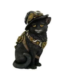 Steampunk Clockwork Kitty Figur 16,5cm