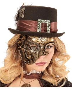 Steampunk Phantom Maske -Halloween Kostüm Geschäft steampunk phantom maske steampunk maske steampunk mask 25136 04