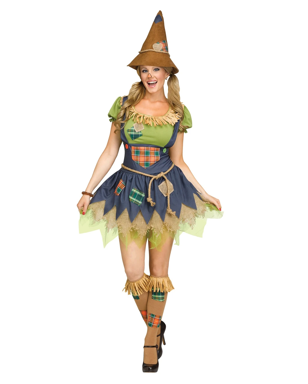 Süßes Vogelscheuchen Mädchen Erwachsenen Kostüm 3 Süßes Vogelscheuchen Mädchen Erwachsenen Kostüm