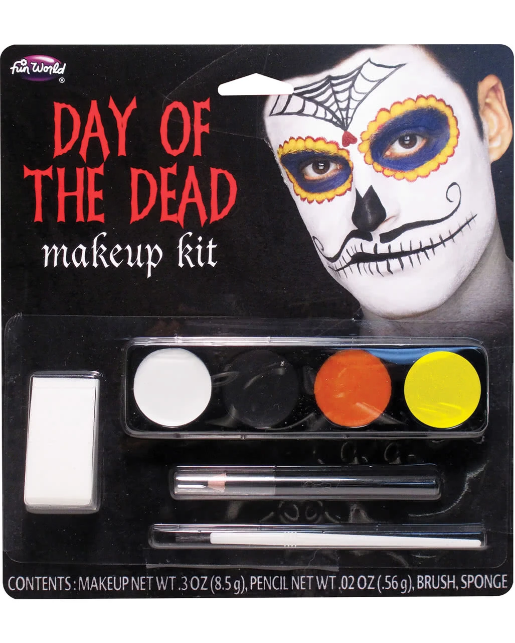 Day Of The Dead Mustache Man Make-up 3 Day Of The Dead Mustache Man Make-up