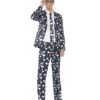 Totenkopf Anzug Für Teens -Halloween Kostüm Geschäft totenkopf anzug fuer teens skull suit als halloween kostuem fuer kids 24555
