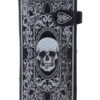 Totenschädel Tarot Geldbeutel 18,5cm 1 Totenschädel Tarot Geldbeutel 18,5cm -Halloween Kostüm Geschäft totenschaedel tarot geldboerse totenkopf tarot geldbeutel skull tarot wallet gothic accessoire 51014 01
