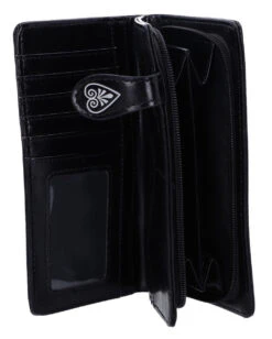 Totenschädel Tarot Geldbeutel 18,5cm -Halloween Kostüm Geschäft totenschaedel tarot geldboerse totenkopf tarot geldbeutel skull tarot wallet gothic accessoire 51014 05