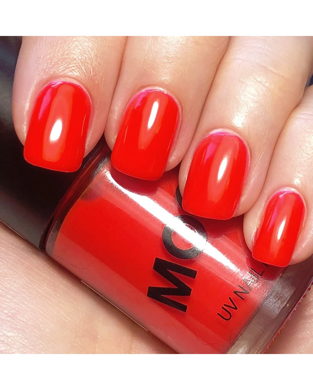 UV Nagellack Neon Rot 4 UV Nagellack Neon Rot – Bild 2