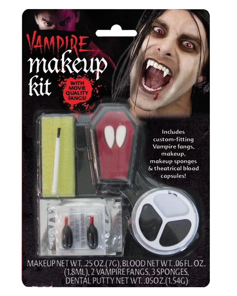 Vampir Make Up Set U. Eckzähne 3 Vampir Make Up Set U. Eckzähne