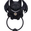 Vampuss Türklopfer 20cm -Halloween Kostüm Geschäft vampuss tuerklopfer vampir katze tuerklopfer gothic deko halloween deko katzen deko 54255 01