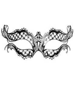 Metall-Augenmaske Weißen Strasssteinen