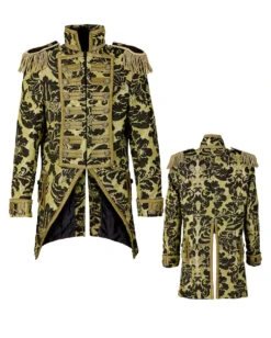 Venezianischer Militärfrack Gold-schwarz -Halloween Kostüm Geschäft venezianischer militaerfrack schwarz gold herrenfrack uniformkostuem bild4 27472