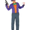 Verrückter Joker Herrenkostüm 1 Verrückter Joker Herrenkostüm -Halloween Kostüm Geschäft verrueckter joker herrenkostuem harlekin verkleidung comic kostuem irrer boesewicht halloween 24706