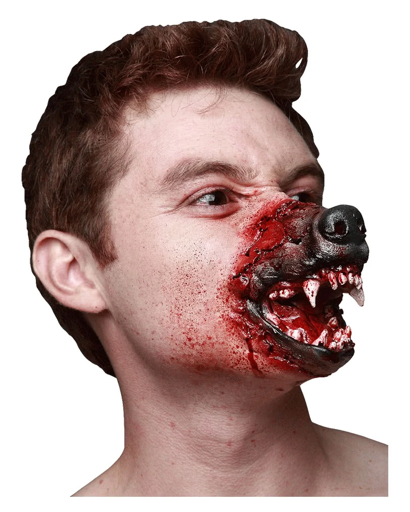 Werwolf Transformation Latex-Applikation 3 Werwolf Transformation Latex-Applikation